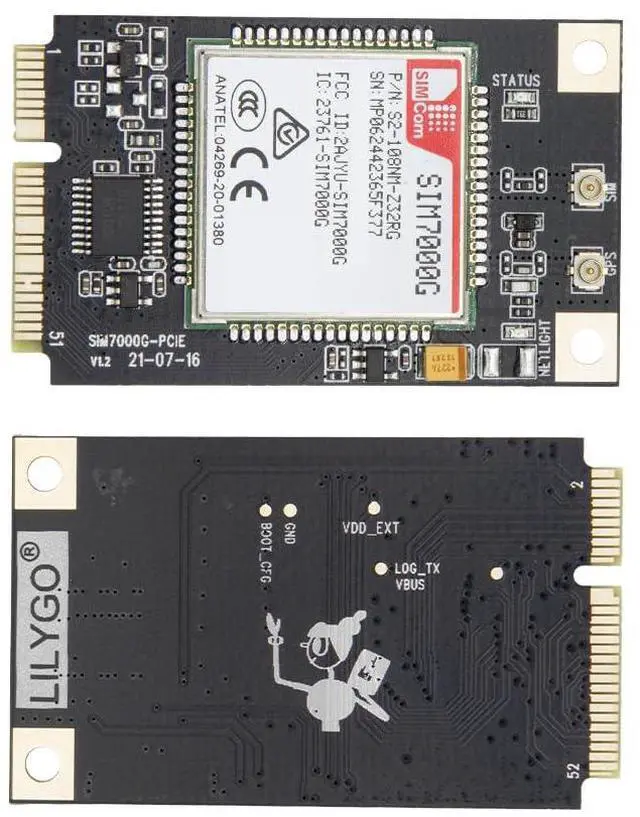 Main image of PCIE-SIM7000G Development Board Wireless SIM Module | Global Coverage IoT Electronics Expansion Board