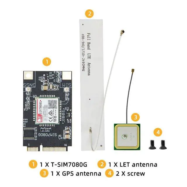 Alt view image 7 of 7 - PCIE-SIM7080G Development Board Wireless SIM Module | Global Coverage IoT Electronics Expansion Board