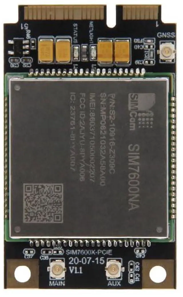Main image of PCIE-SIM7600NA Development Board Wireless SIM Module | Global Coverage IoT Electronics Expansion Board