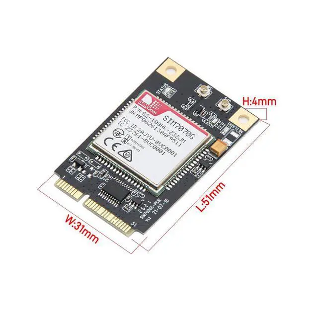 Alt view image 5 of 6 - PCIE-SIM7070G Development Board Wireless SIM Module | Global Coverage IoT Electronics Expansion Board