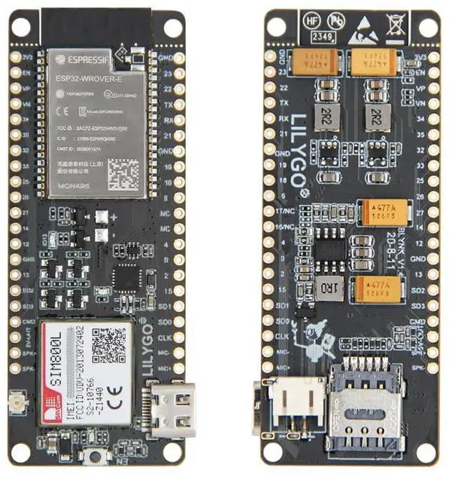 Main image of TTGO T-Call V1.4 SIM800L ESP32 TTGO Development Board | SIM Antenna, WiFi, Bluetooth, Expand Board
