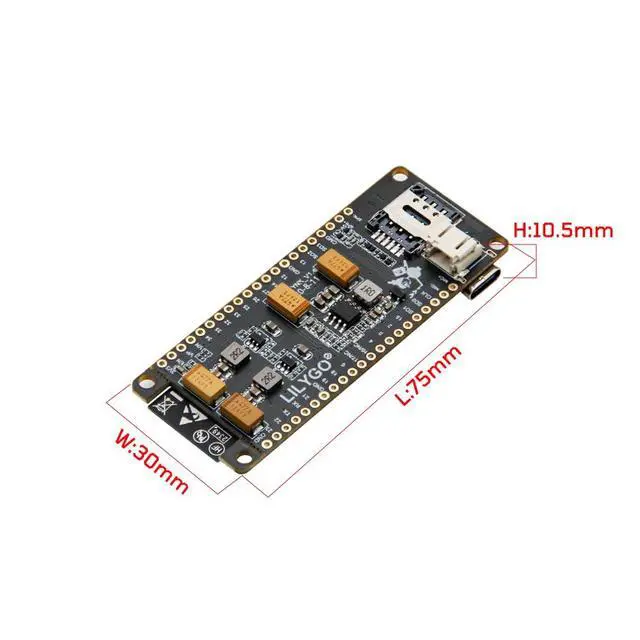 Alt view image 5 of 7 - TTGO T-Call V1.4 SIM800L ESP32 TTGO Development Board | SIM Antenna, WiFi, Bluetooth, Expand Board
