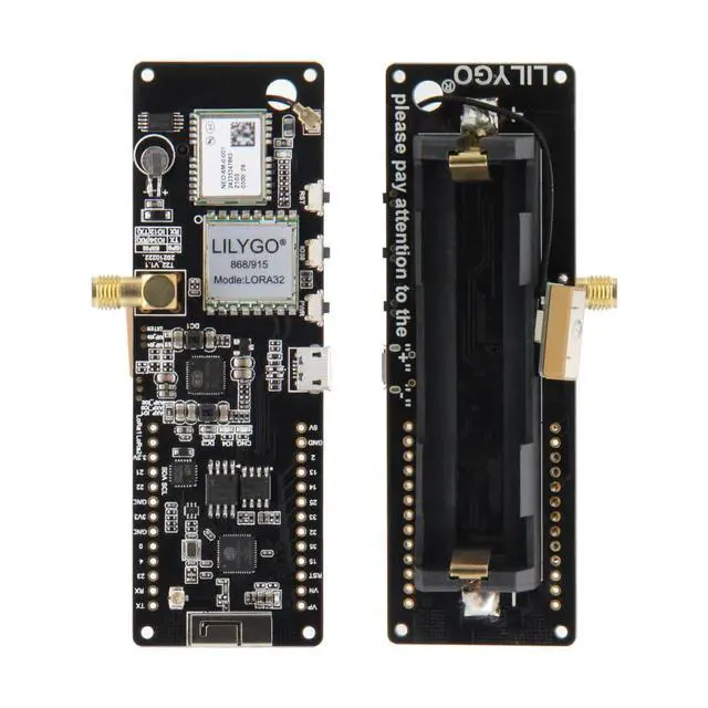 Alt view image 4 of 6 - T-Beam V1.2 Meshtastic ESP32 LoRa 915MHz GPS Development Board | TTGO, No Soldered OLED Screen