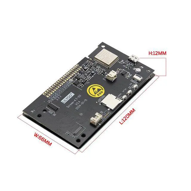 Alt view image 6 of 7 - T5-4.7-S3 4.7 Inch E-Paper Development Board | ESP32-S3-WROOM-1,TTGO