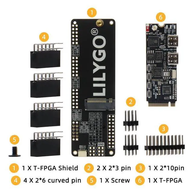 Alt view image 7 of 7 - T-FPGA ESP32-S3 TTGO Development Board | M.2 Slot FPGA Low-Power Microcontrollers