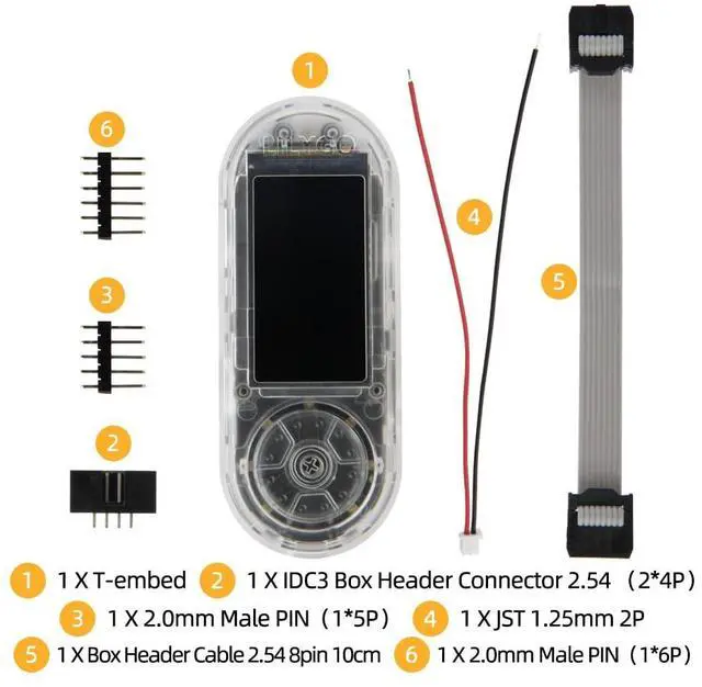 Alt view image 5 of 6 - T-Embed Shell Kit ESP32-S3 TTGO Development Board | 1.9 inch LCD