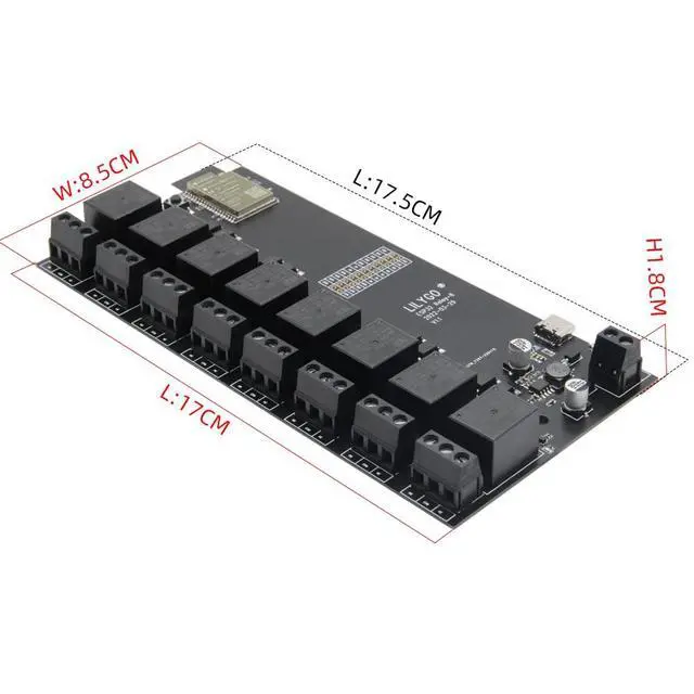 Alt view image 5 of 7 - T-Relay 5V 8 Channel Relay Module ESP32 TTGO Development Board | Remote Switch Control