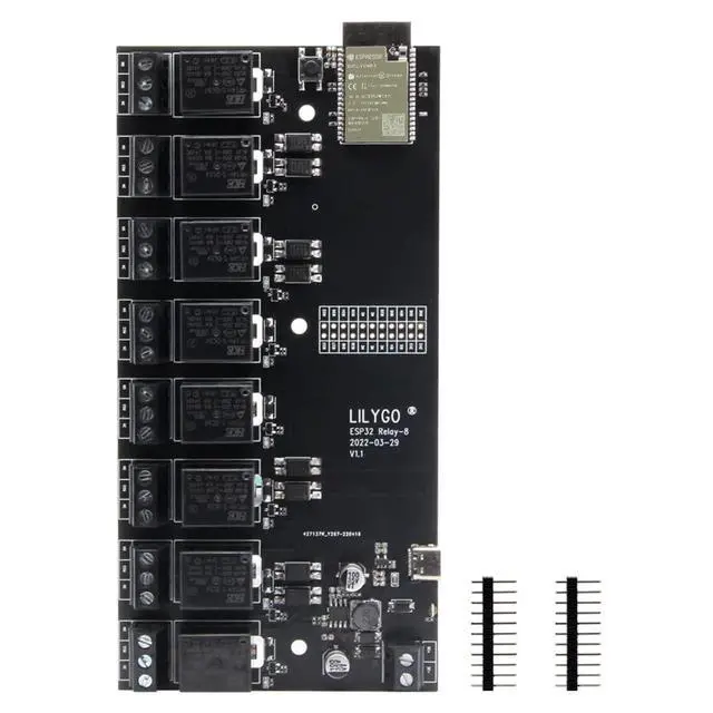 Alt view image 6 of 7 - T-Relay 5V 8 Channel Relay Module ESP32 TTGO Development Board | Remote Switch Control