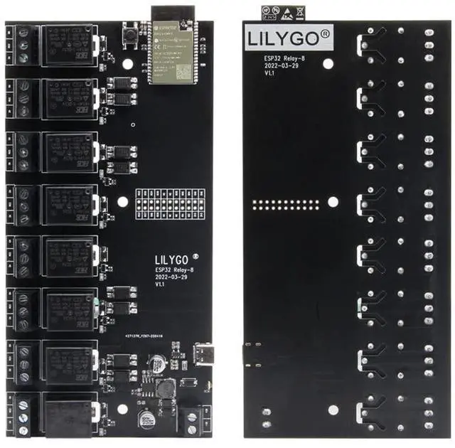 Alt view image 3 of 7 - T-Relay 5V 8 Channel Relay Module ESP32 TTGO Development Board | Remote Switch Control