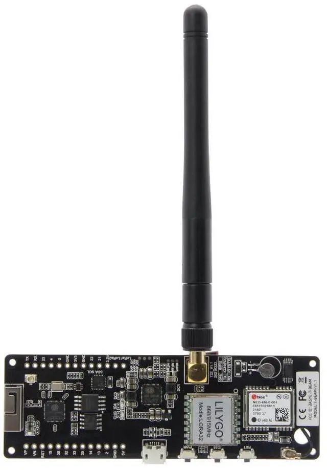 Alt view image 2 of 6 - T-Beam Helium V1.2 ESP32 LoRa TTGO Development Board | 915MHz,GPS,NEO-6M