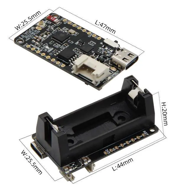 Alt view image 4 of 7 - TTGO T-OI Plus ESP32-C3 RISC-V MCU Wireless Module Development Circuits Board