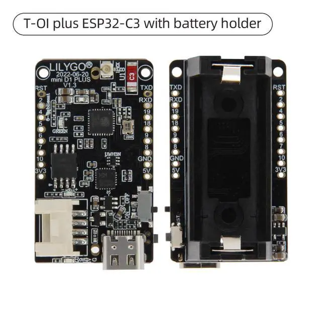 Alt view image 6 of 7 - TTGO T-OI Plus ESP32-C3 RISC-V MCU Wireless Module Development Circuits Board