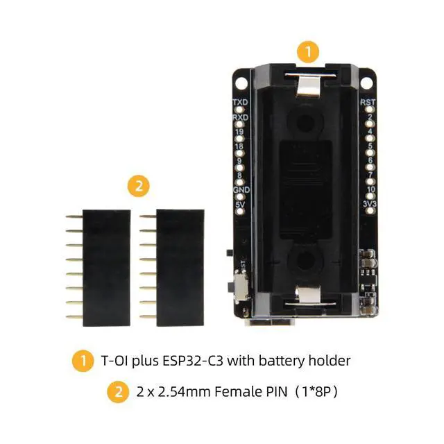 Alt view image 7 of 7 - TTGO T-OI Plus ESP32-C3 RISC-V MCU Wireless Module Development Circuits Board