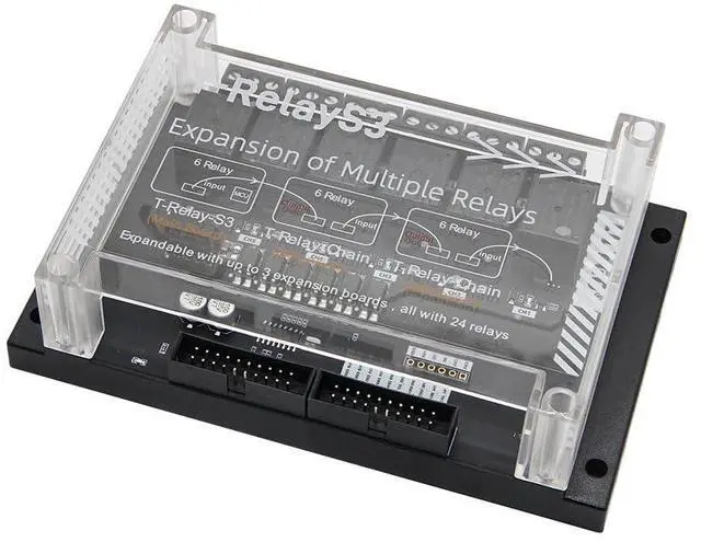 Main image of T-RelayS3 ESP32-S3 6-Way Relay TTGO Development Board | WiFi, Bluetooth