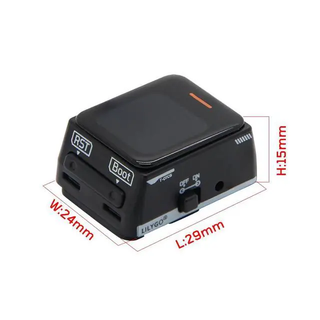 Alt view image 6 of 7 - T-QTC6 ESP32-C6 Mini TTGO Development Board with 0.85 inch 128 * 128 TFT Full-Color Touch Screen