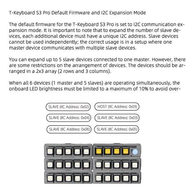 Alt view image 5 of 7 - T-Keyboard S3 Pro ESP32-S3R8 Wireless Keyboard Development Board | with 4*0.85 inch All View TFT LCD TTGO Expansion Board