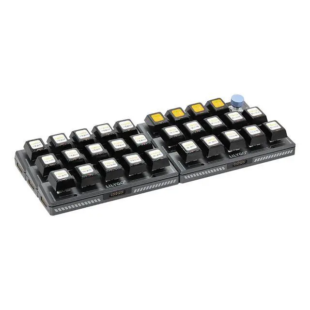 Alt view image 6 of 7 - T-Keyboard S3 Pro ESP32-S3R8 Wireless Keyboard Development Board | with 4*0.85 inch All View TFT LCD TTGO Expansion Board