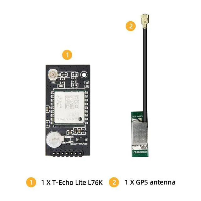 Alt view image 7 of 7 - T-Echo-Lite SX1262 LoRa L76K GPS Development Board | 1.22 inch SPI E-Paper Display