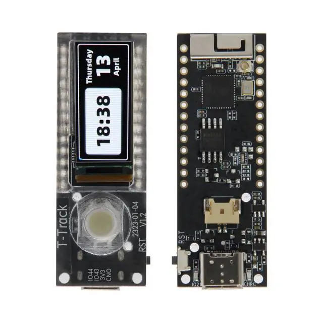 Alt view image 2 of 7 - T-Track ESP32-S3 AMOLED Trackball TTGO Development Board | ESP32-S3R8, WiFi, Bluetooth , 1.1 Inch Display