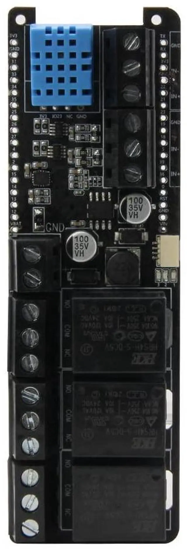 Main image of T-SimHat Expansion Board with CAN RS485 3-Way Relay | Compatible with T-SIM7000G