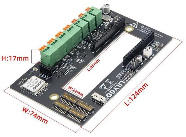 Alt view image 4 of 7 - T-SimShield ESP32 SX1262 LoRa 915mhz RS485 TTGO Development Board