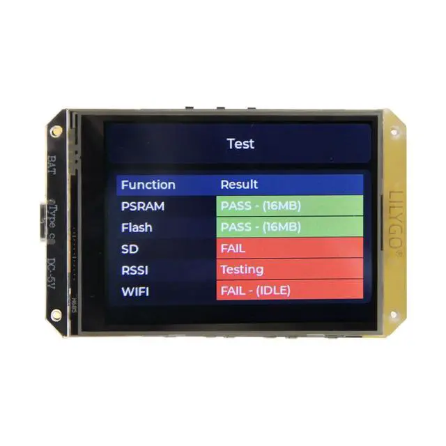 Alt view image 3 of 7 - T-HMI ESP32-S3 TTGO Development Board | 2.8 inch Touch LCD