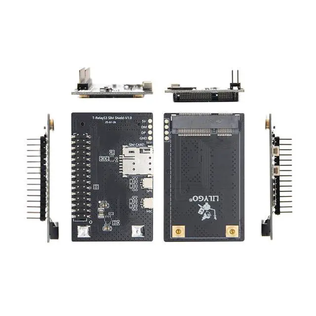 Alt view image 2 of 7 - T-RelayS3 SIM Shield Expansion Development Board TTGO | Compatible with SIM Modules (Matched with T-RelayS3 6-Way Relay Main Board)
