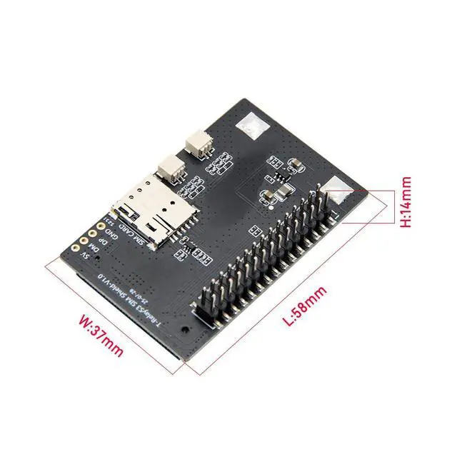 Alt view image 5 of 7 - T-RelayS3 SIM Shield Expansion Development Board TTGO | Compatible with SIM Modules (Matched with T-RelayS3 6-Way Relay Main Board)