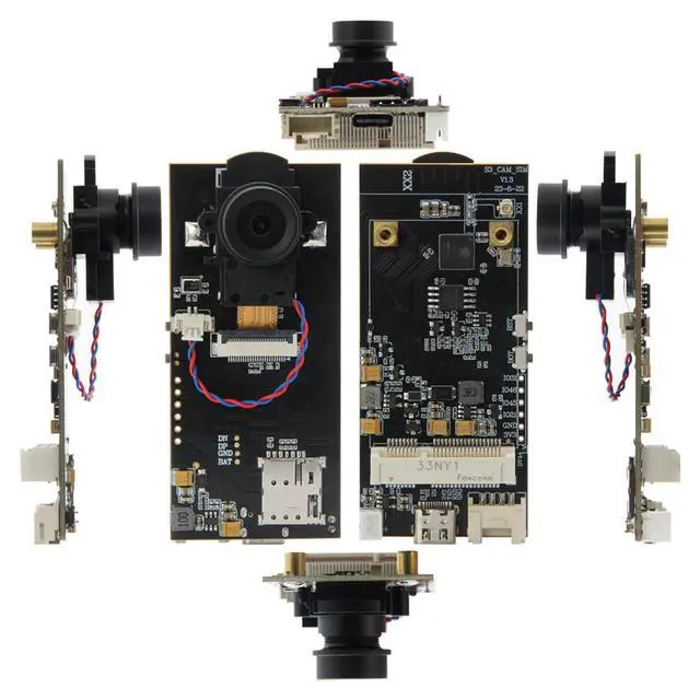 Alt view image 3 of 7 - T-SIMCAM OV5640 IR-Cut ESP32-S3 Development Board Microcontroller | IoT Electronic Wi-Fi & Bluetooth 5 BLE ESP32 S3 Kit Compatible with Cellular Modem Modules