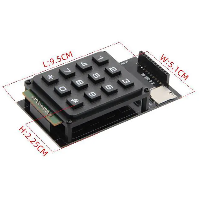 Alt view image 6 of 7 - TTGO T-Display Keyboard Expansion Board Support TF Card