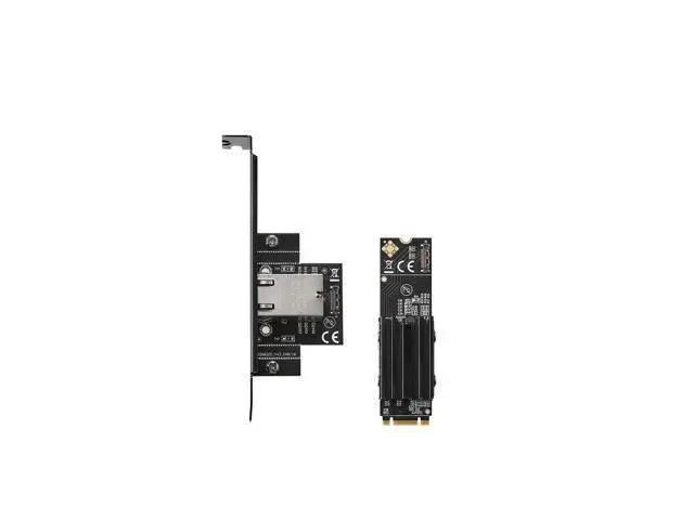 Alt view image 3 of 7 - IO-M2F113-GLAN, M.2 (B+M Key) to Single-Port 10G Gigabit Network Adapter, AQC113 Chip, 1×RJ45 Port with LED Indicator, Supports Windows and Linux Systems