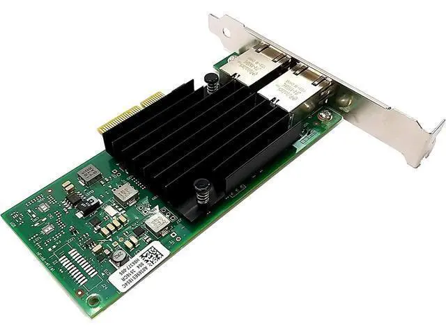 Alt view image 4 of 5 - Dual Port 10GbE RJ-45 PCI-Express x 4 Gigabit Ethernet Server Adapter Dual Port Network Interface Controller Card for X550 Chipset, Compare to Intel X550-T2