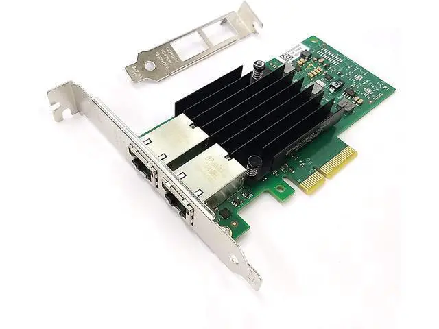 Alt view image 2 of 5 - Dual Port 10GbE RJ-45 PCI-Express x 4 Gigabit Ethernet Server Adapter Dual Port Network Interface Controller Card for X550 Chipset, Compare to Intel X550-T2
