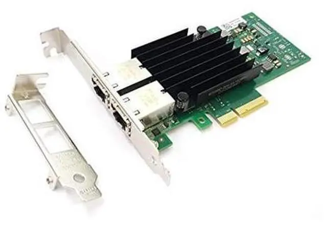 Main image of HINYSENO Dual Port 10GbE RJ-45 PCI-Express x 4 Gigabit Ethernet Server Adapter Dual Port Network Interface Controller Card for X550 Chipset, Compare to Intel X550-T2