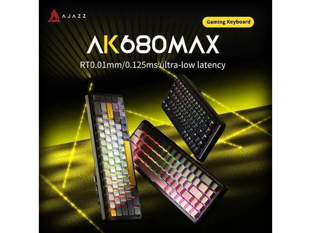 Alt view image 2 of 7 - firstblood/AJAZZ AK680 MAX Wireless Magnetic Axis Keyboard Three-mode Mechanical Keyboard Gaming E-sports 8K