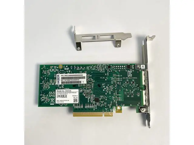 Alt view image 2 of 4 - Mellanox CX314A MCX314A-BCCT ConnectX-3 Pro 40GbE Dual-Port QSFP PCIe Card