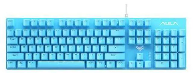 Main image of AULA S2022 Wired Mechanical Gaming Keyboard with 104 Keys Adoption of 26 Keys without Impact Design USB interface Mechanical Keyboard for WIN XP WIN7 WIN8 WIN10 System