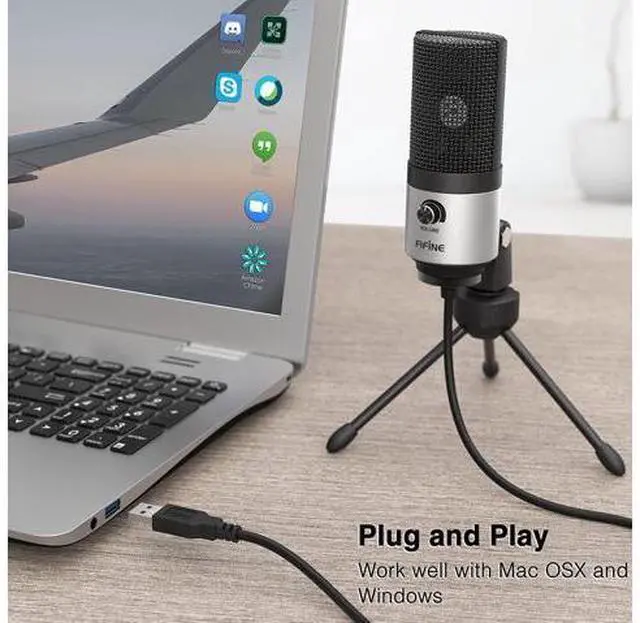 Main image of Deuninker Voice Over Microphone and PS5 Headset, USB PC Computer Mic with Gain Control, Gaming Headset with 7.1 Surround Sound for Zoom Video Meeting Online Class on Windows/Mac/PS4/PS5 (K669S+H6)