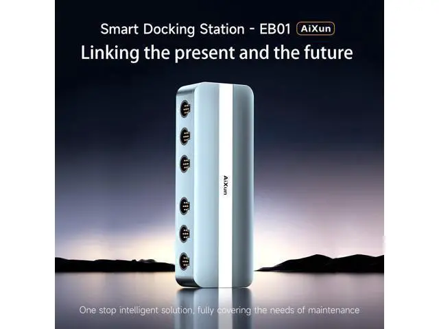 Alt view image 2 of 6 - AIXUN EB01 Docking Station Dual Channel Input 6-in-2 HUB Ports for Aixun Peripherals Expansion for iPhone Repair Docking