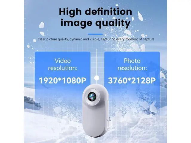 Alt view image 5 of 7 - HD Magnetic Thumb Action Camera 1080P, Outdoor Cycling, Pet Collar Camera, Sports Recorder, 32GB Card Included