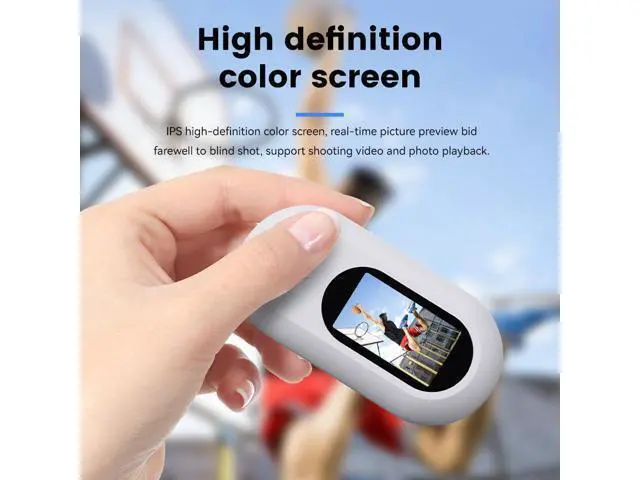 Alt view image 4 of 7 - HD Magnetic Thumb Action Camera 1080P, Outdoor Cycling, Pet Collar Camera, Sports Recorder, 32GB Card Included