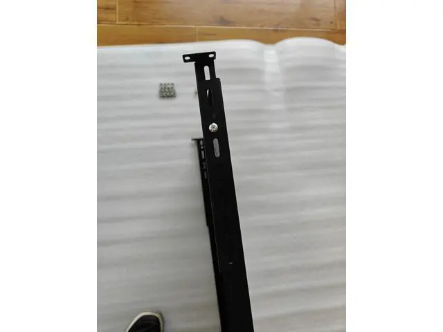 Alt view image 7 of 7 - Adjustable 1U Server Rack Shelf 20-38 Inch Depth, Vented Design for 4 Post Computer Racks and Cabinets, 80kg Heavy Duty Load Capacity