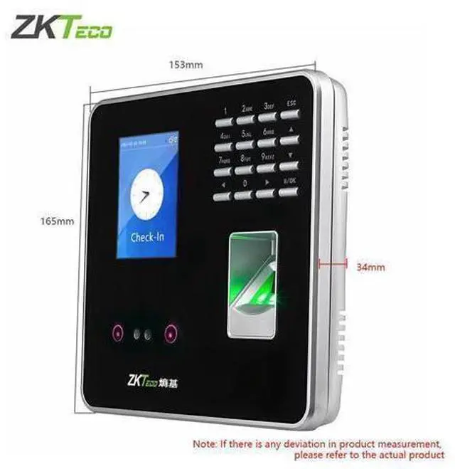 Alt view image 5 of 7 - ZKTeco FA200 TCP/IP Face & Fingerprint Reader Time Attendance And Access Control