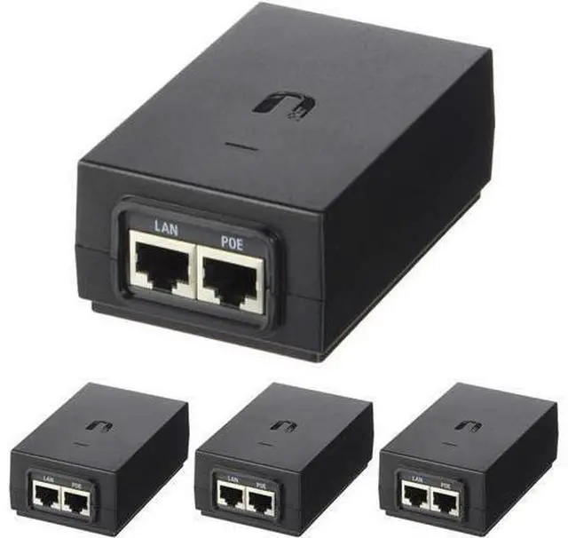 Main image of Ubiquiti Networks POE-24-24W-G PoE Injector, 24W, Black (Pack of 4)