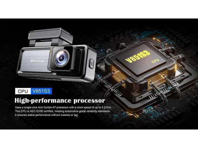 Alt view image 3 of 6 - QURO Dashcam 4K WiFi Special Edition Original Dashboard Camera Dashcam Dashcam