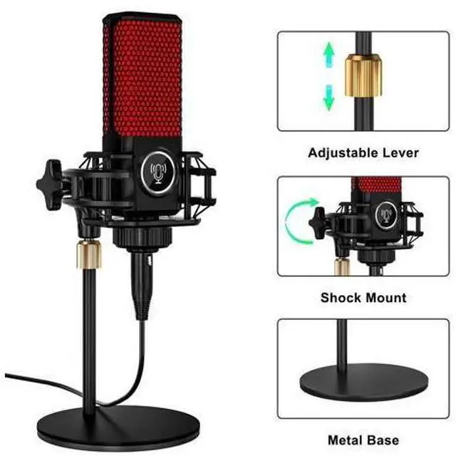 Alt view image 2 of 7 - _Mega Brand G3 Audio Mixer for Podcast Equipment BundleLive Sound Card for StreamingAudio Interface DJ Mixer Sound Card/Board Condenser Microphone for Tiktok Gaming Video Content Creator