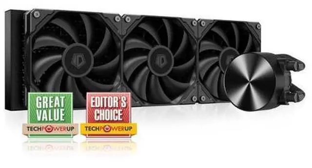Main image of ID-COOLING FX360 PRO Liquid CPU Cooler for Desktop - 360mm AIO Cooler, 3 x 120mm High-efficient Fans, Special CD Pattern Pump Header, Intel & AMD Compatible
