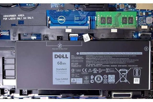 Alt view image 4 of 7 - DELL GJKNX 7.6V 68Wh 4-Cell Notebook Battery For DELL Latitude 5280 5290 5480 5490 5491 5495 5580 5590 5591, Precision 3520 Precision 3530 Laptop , Alternant Part Number: 5YHR4 451-BBZG 93FTF 3DDDG