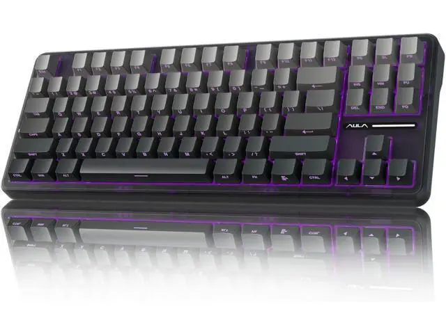 Alt view image 2 of 7 - AULA Wireless Keyboard and Mouse Combo, F87 Pro Mechanical Keyboard SC900 Pro Wireless Mouse