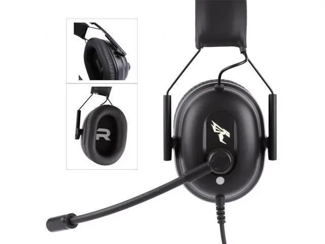 Alt view image 4 of 5 - SOMIC G936 USB 7.1 Luxury Gaming Headsets Noise Cancelling Monitor Headphones for Playerunknown Battleground LOL CF PS4 PC Games